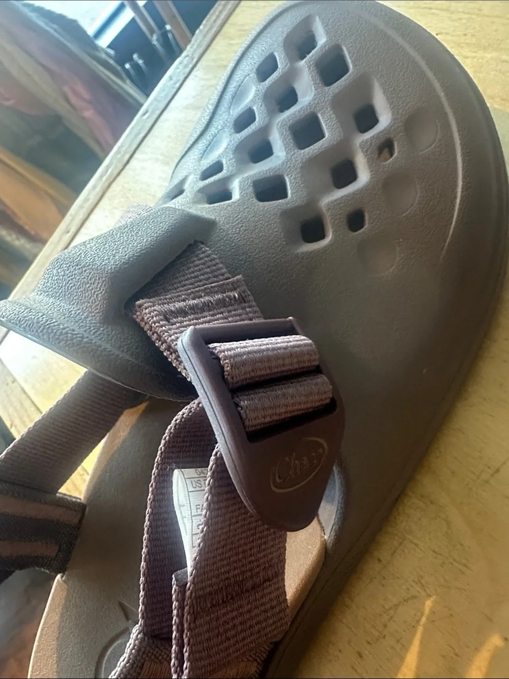 Chaco Women's Slip-On Sandal in Mauve-Taupe